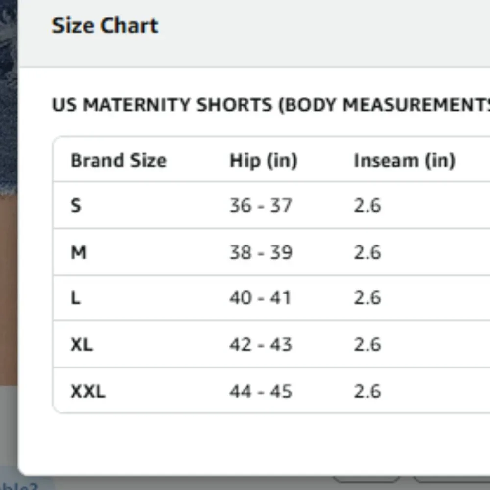 fitglam Women's Maternity Over Belly Pregnancy Shorts with Pockets,Size XL